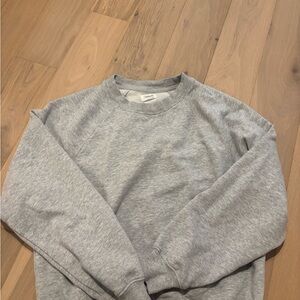 Classic Gray Crewneck Sweater